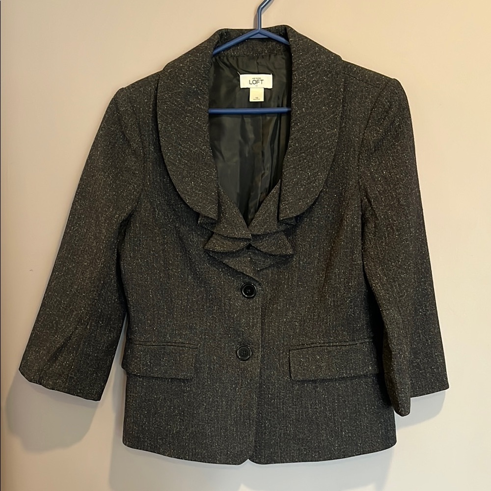 LOFT Women's Gray Blazer